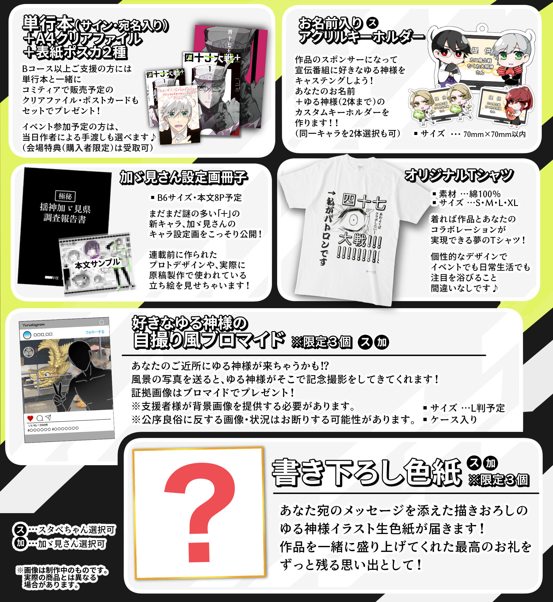 四十七大戦+ クラウドファンディング 返礼品 Eコース 加ヾ見さん設定資料小冊子 都道府県擬人化マンガ「四十七大戦＋」の単行本をあなたの街に届けたい