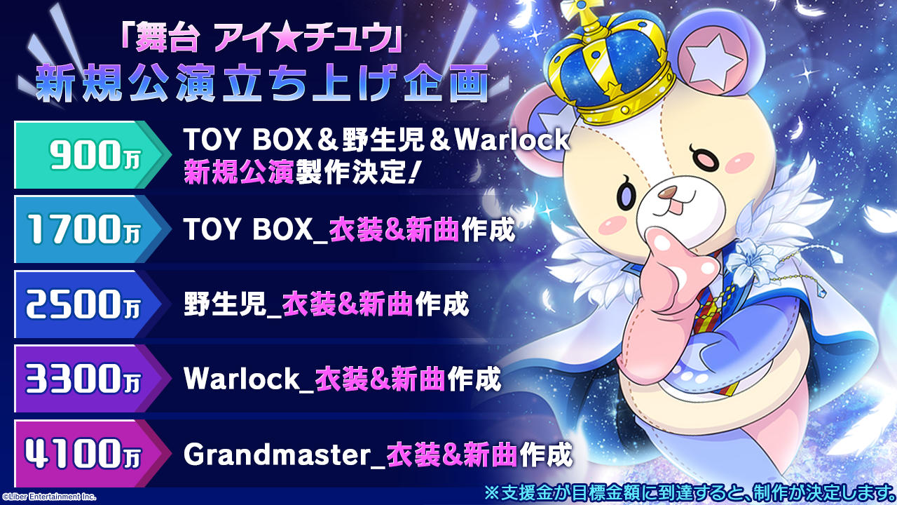 舞台 | クラウドファン アイチュウ アイ☆チュウ」新規公演立ち上げ