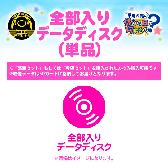 【全部入りデータディスク（単品）】