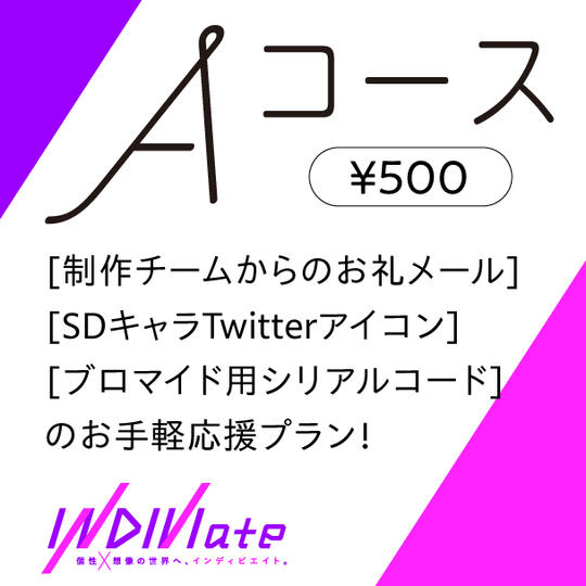 Aコース500円
