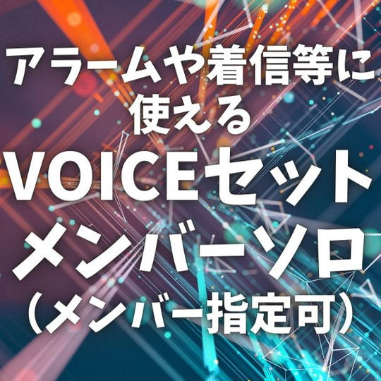 VOICEセットメンバーソロ