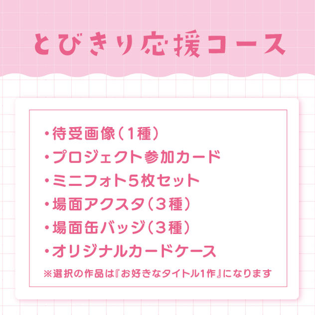 とびきり応援コース