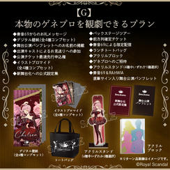 G：本物のゲネプロを観劇できるプラン