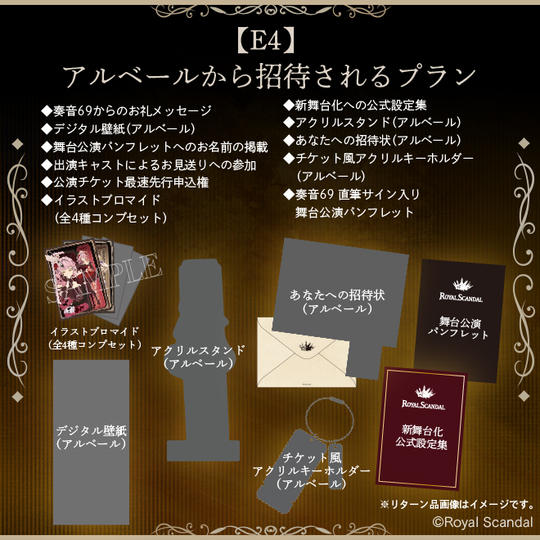 E4：アルベールから招待されるプラン
